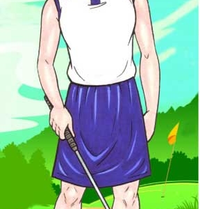 Golfer Female Photo Op