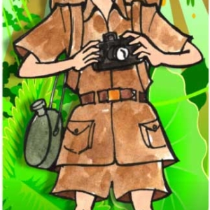 Jungle Safari Man Photo Op