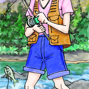 Fishing Female Photo Op