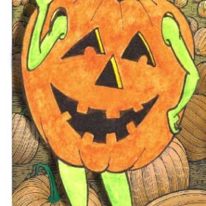 Halloween Photo Op, Pumpkin