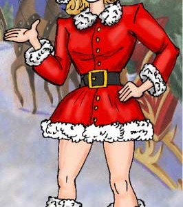 Santa's Helper Christmas Photo Op Stand In