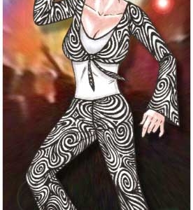 70s Disco Female Photo Op Stand In