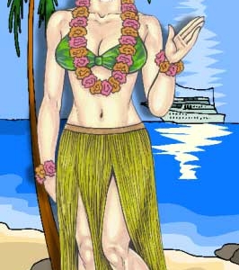 Luau Photo Op, Female