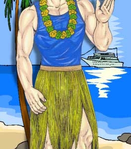 Luau Photo Op, Male