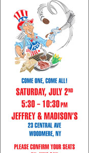 A Patriotic Party Ticket Invitation