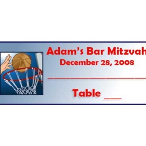 Basketball Seating Card