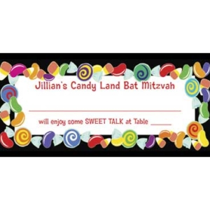 Candy Theme Seating Card