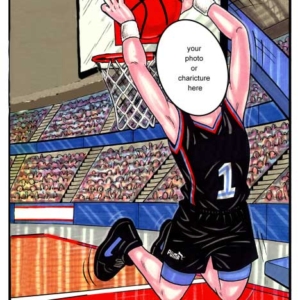 Boys Basketball Semi Custom Caricature
