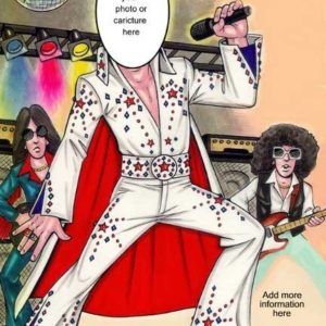 Rock and Roll Semi Custom Caricature