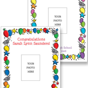 Graduation Balloon Theme Sign In Board