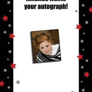Hollywood Star Sign In Board