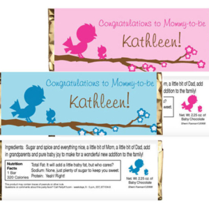 Baby Bird Candy Bar Wrapper